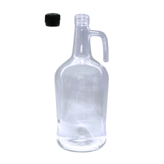 Sarkap 3000 ml Kapaklı Cam Galon Zeytinyağı Şişesi Yağdanlık Akıtmasız Kapak