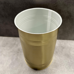 Sarkap 153x242 Pigment Laklı Kapaklı Konserve Kutusu Easy Open - Gold