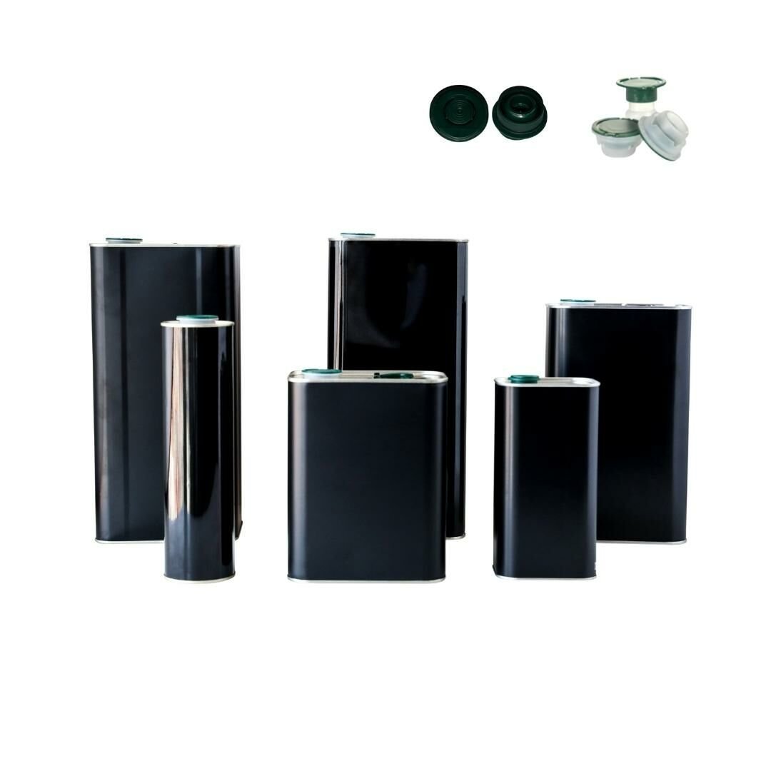 Sarkap Zeytinyağı Tenekesi Seti Mat Siyah