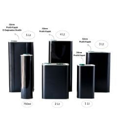 Sarkap Zeytinyağı Tenekesi Seti Mat Siyah