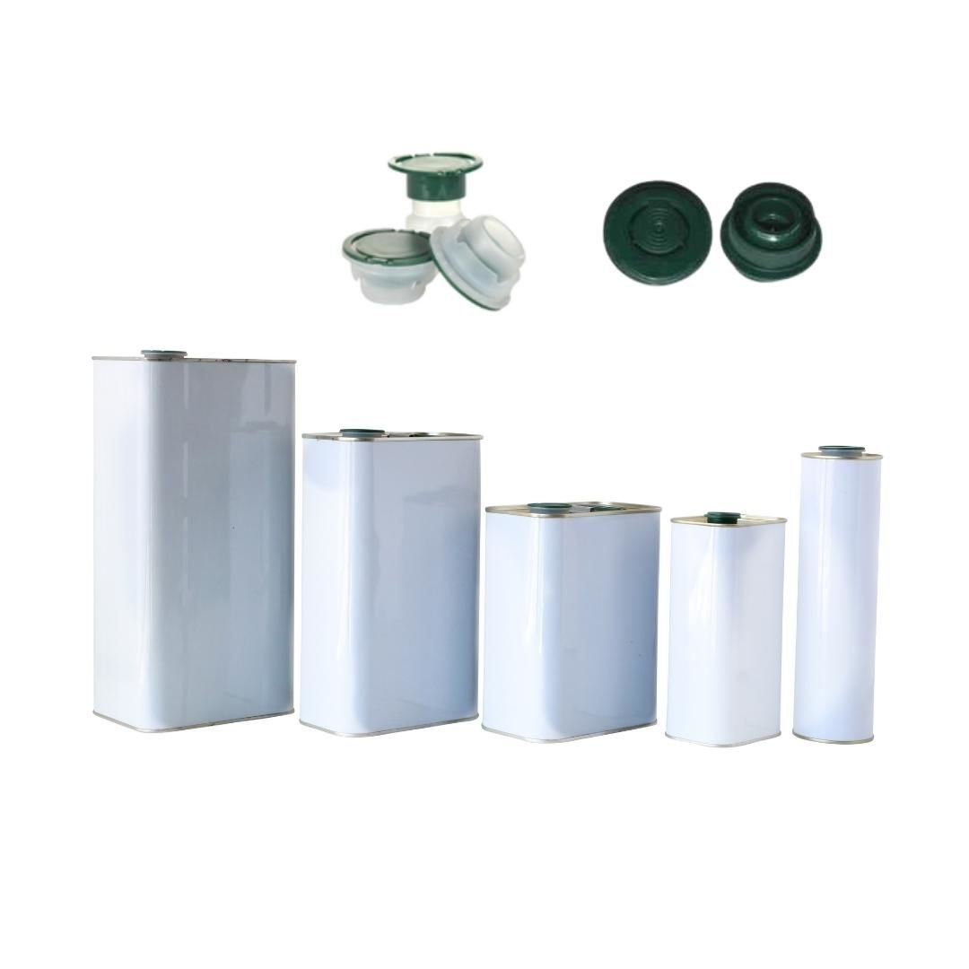 Sarkap Zeytinyağı Tenekesi Seti Beyaz