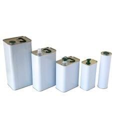 Sarkap Zeytinyağı Tenekesi Seti Beyaz