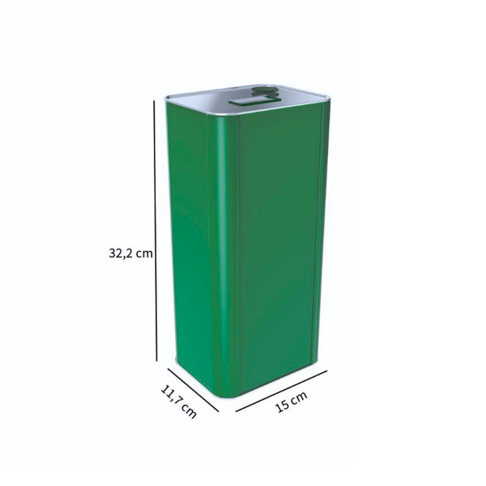 Sarkap 5 L 240 Adet Paletli Zeytinyağı Tenekesi Yeşil