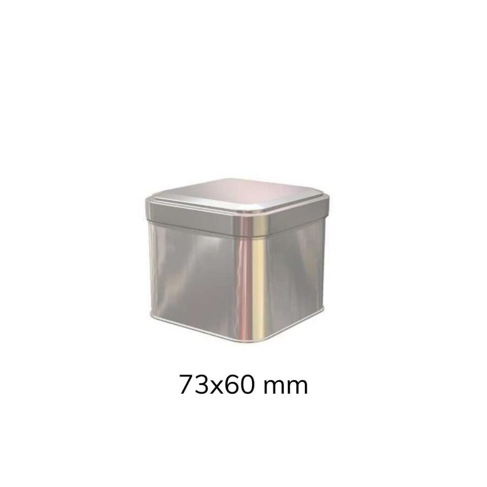 Sarkap 80'li 73x60 mm Metal Kare Kutu