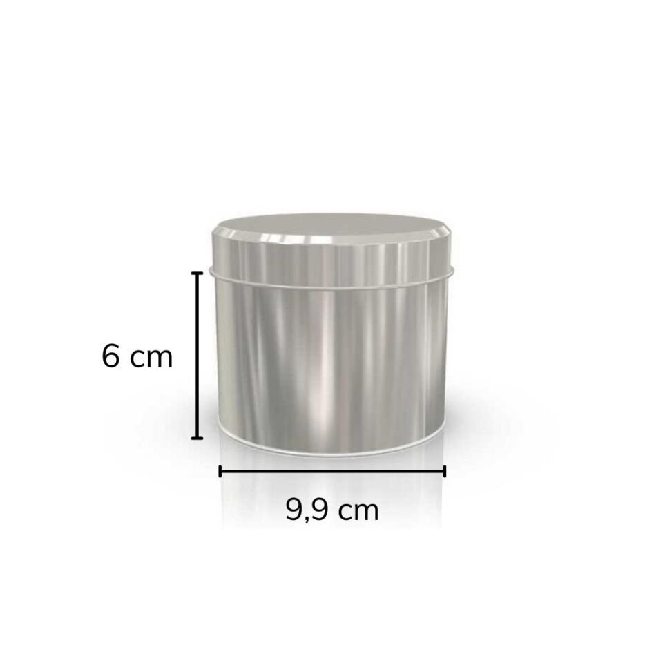 Sarkap 44'lü 99x60 mm Metal Yuvarlak Kutu