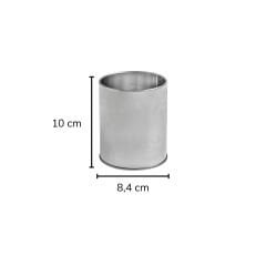 Sarkap 20'li 84x100 mm Metal Kalemlik Kutu Silver
