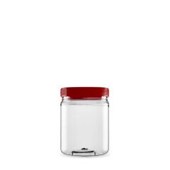 Sarkap 750 ml 847 Adet Paletli Silindir Pet Kavanoz Kırmızı Kapaklı