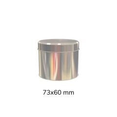 Sarkap 73x60 mm Metal Yuvarlak Kutu