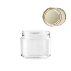 Sarkap 300 ml Gold Kapaklı Cam Kavanoz