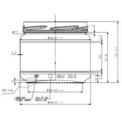 Sarkap 300 ml Gold Kapaklı Cam Kavanoz