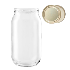 Sarkap 1000 ml Gold Kapaklı Cam Kavanoz