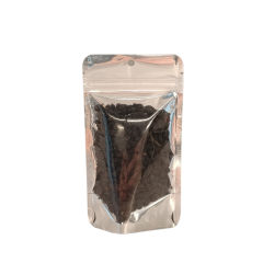 Sarkap 50 Adet Paketli Metalize Pencereli Kilitli Doypack 8,5x14,5cm