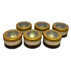 Sarkap 99x60 mm Pencereli Metal Kutu - Gold Kuşak