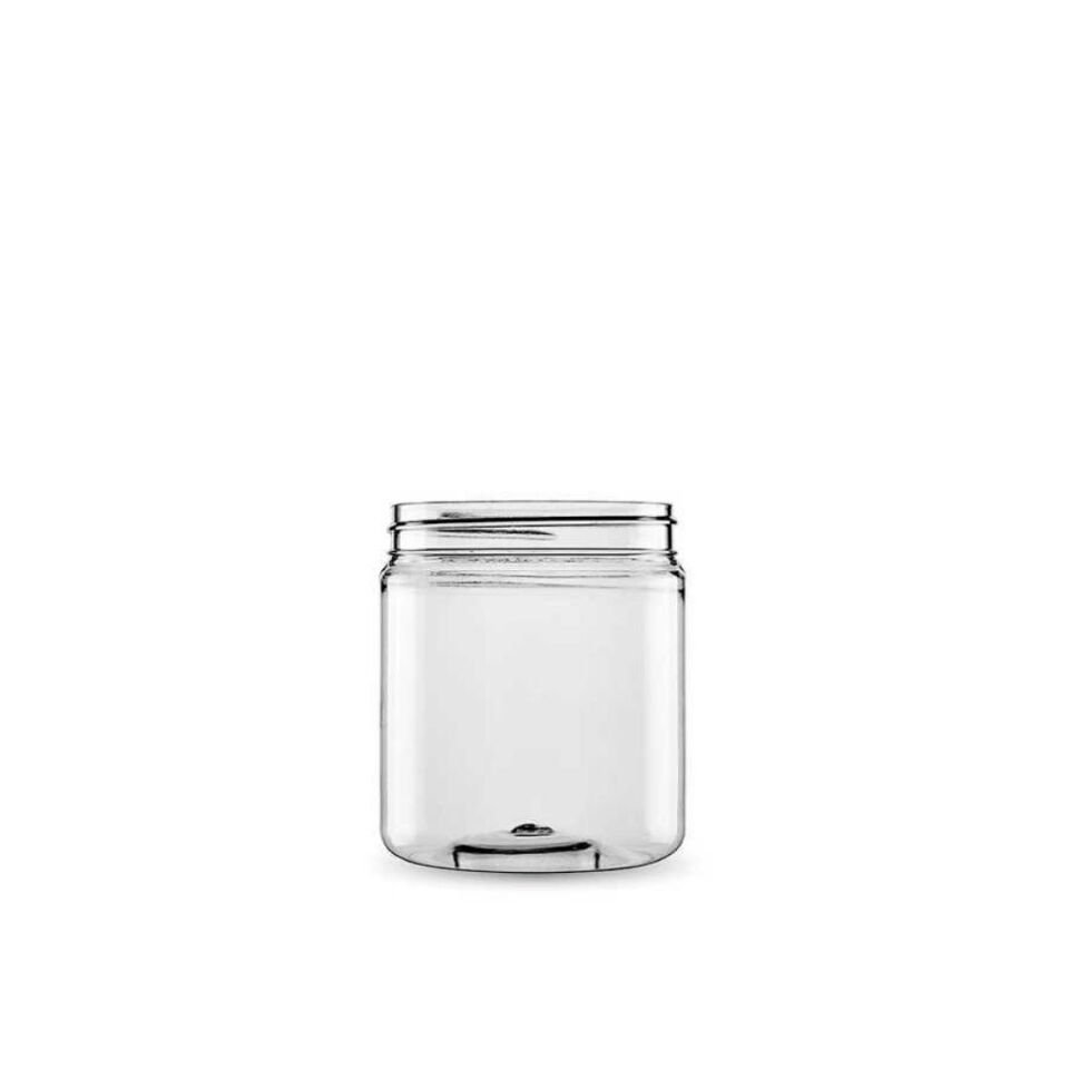 Sarkap 500 ml 27 Adet Kolili Silindir Pet Kavanoz YeşilKapak