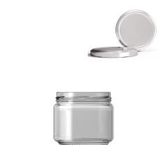 Sarkap 300 ml Silver Kapaklı Baharatlık Kavanoz