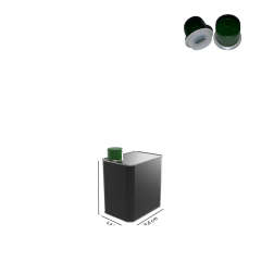 Sarkap 0,5 L (500 ml) Kapaklı Zeytinyağı Tenekesi