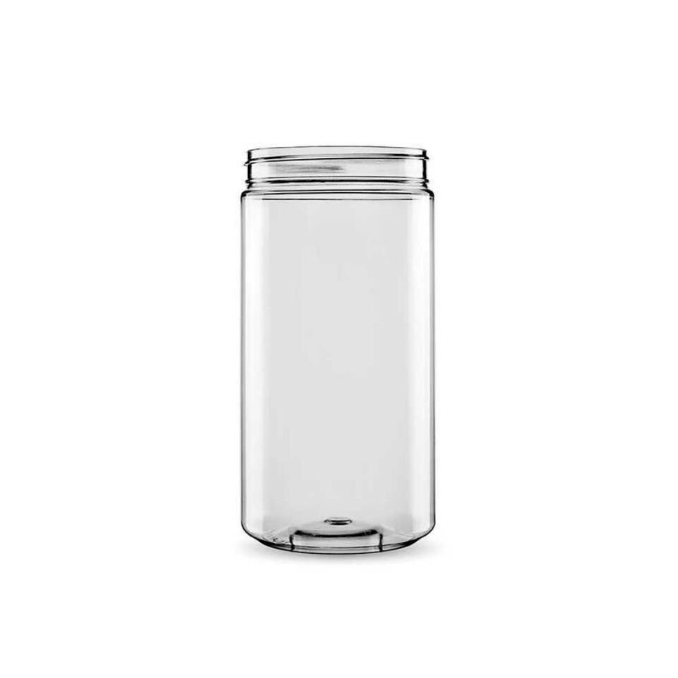 Sarkap 1500 ml 20 Adet Kolili Silindir Pet Kavanoz KIRMIZIKAPAK