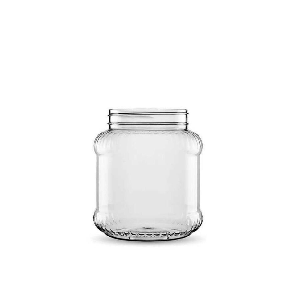 Sarkap 2000 ml 24 Adet Kolili Dilimli Pet Kavanoz SarıKapak