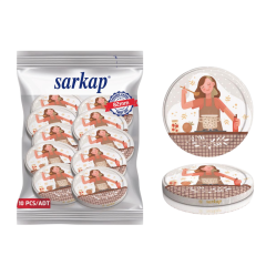 Hijyenik Paketli 10 Adet Kavanoz Kapağı Aşçı Kadın 82 mm