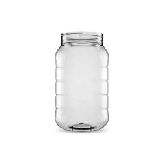 Sarkap 3000 ml 11 Adet Kolili Uzun Dilimli Pet Kavanoz YeşilKapak