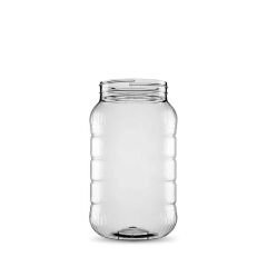 Sarkap 3000 ml 11 Adet Kolili Uzun Dilimli Pet Kavanoz KIRMIZIKAPAK