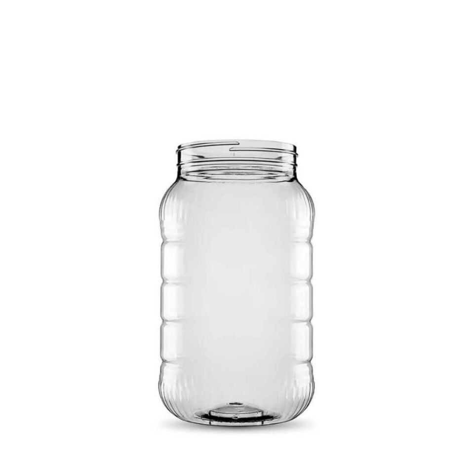 Sarkap 3000 ml 11 Adet Kolili Uzun Dilimli Pet Kavanoz KIRMIZIKAPAK