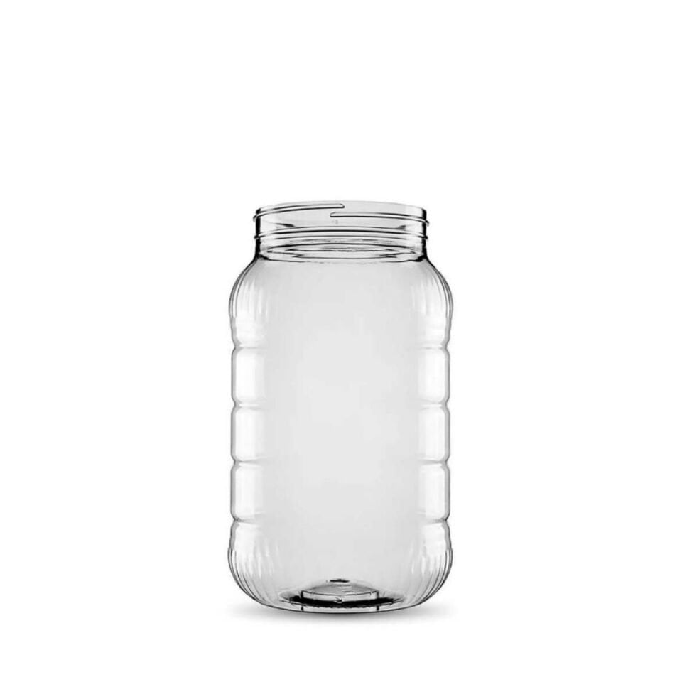 Sarkap 3000 ml 11 Adet Kolili Uzun Dilimli Pet Kavanoz KIRMIZIKAPAK