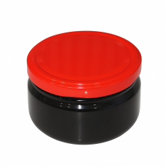 Sarkap 480 ml 27 Adet Kolili Silindir Pet Kavanoz KIRMIZIKAPAK
