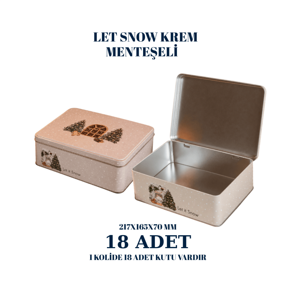 Sarkap 18'li Menteşeli 217x165x70 mm Dekoratif Kutu