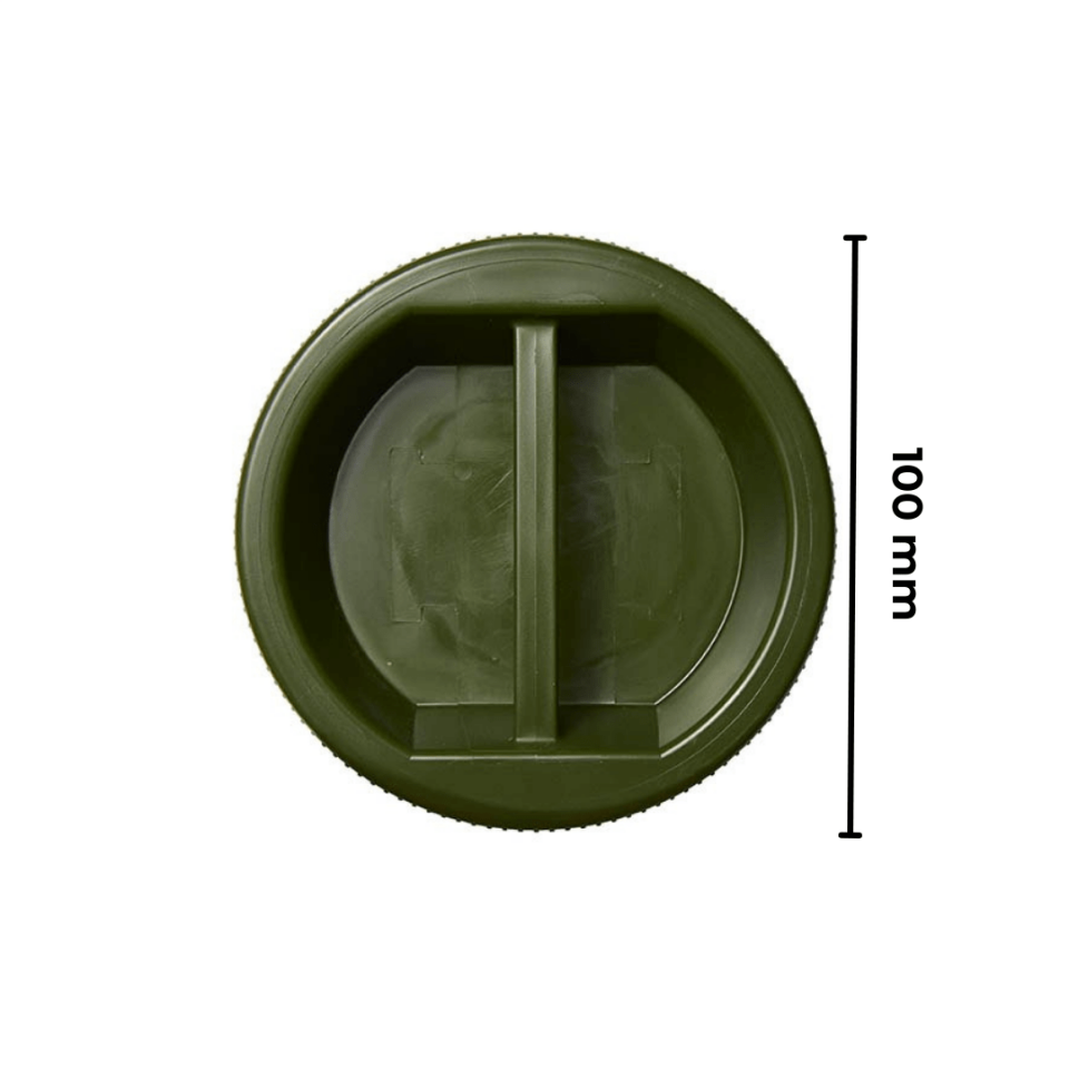 Sarkap 1000 ml 847'li Silindir Pet Kavanoz Siyah