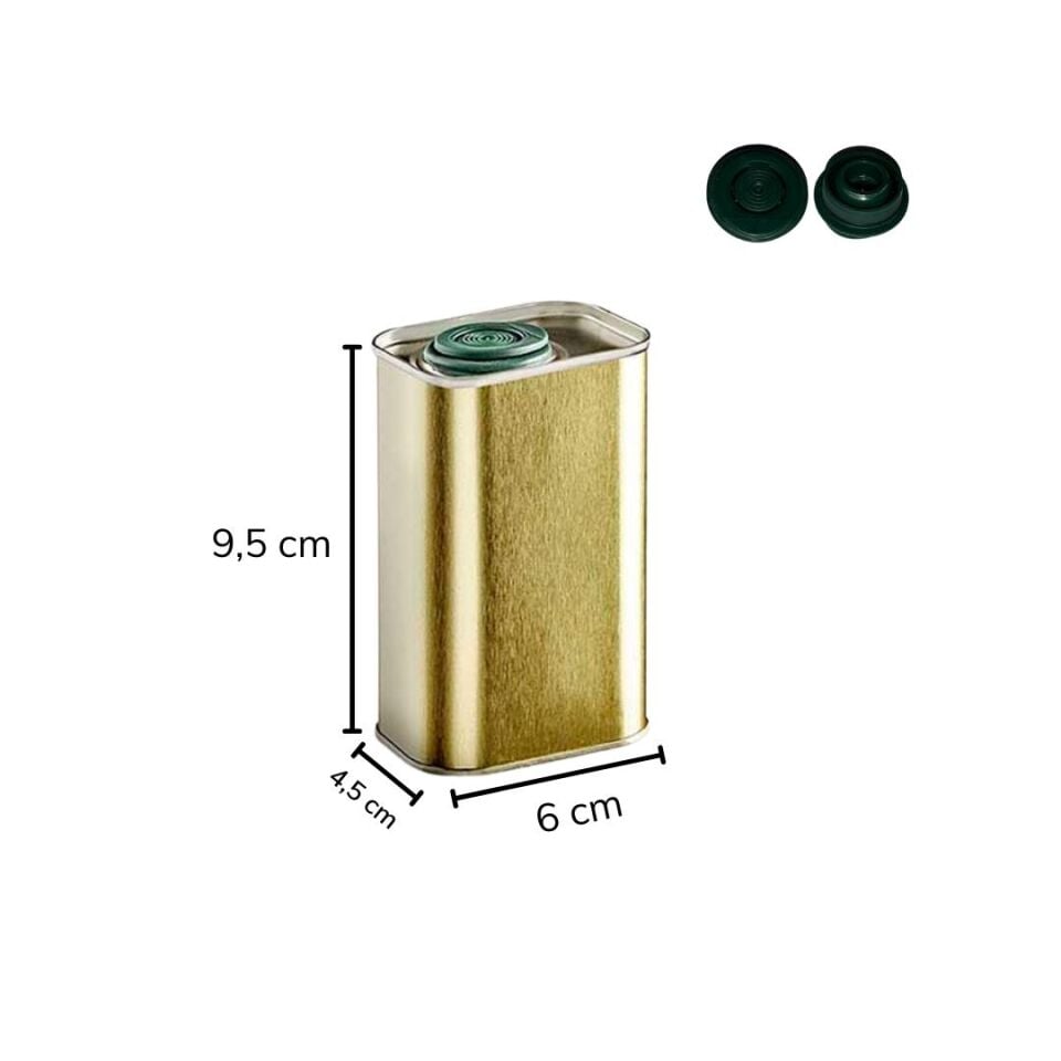 Sarkap 0,175 L 40'lı Zeytinyağı Tenekesi PratikKapak - Gold