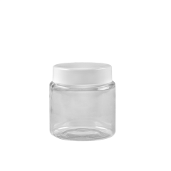 Sarkap 220 ml 60 Adet Kolili Silindir Pet Kavanoz BeyazKapak