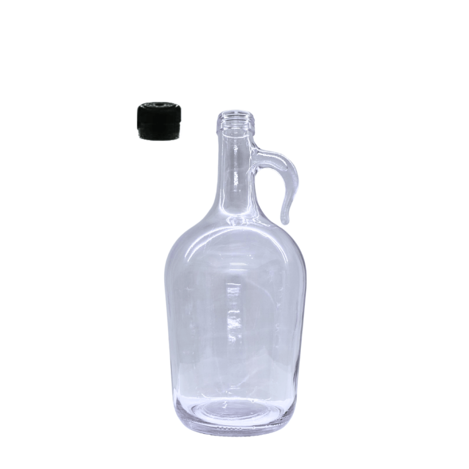 Sarkap 1500 ml 8 Adet Kolili Cam Galon Zeytinyağı Şişesi Yağdanlık Akıtmasız Kapaklı