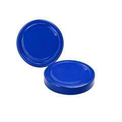 Sarkap 350 ml Derin Etek Kapaklı Cam Kavanoz Lacivert