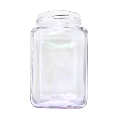 Sarkap 1000 ml Kapaksız Köşeli Cam Kavanoz