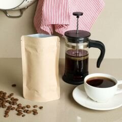 Sarkap Kraft Alüminyum Kilitli Doypack 11,5x18,5