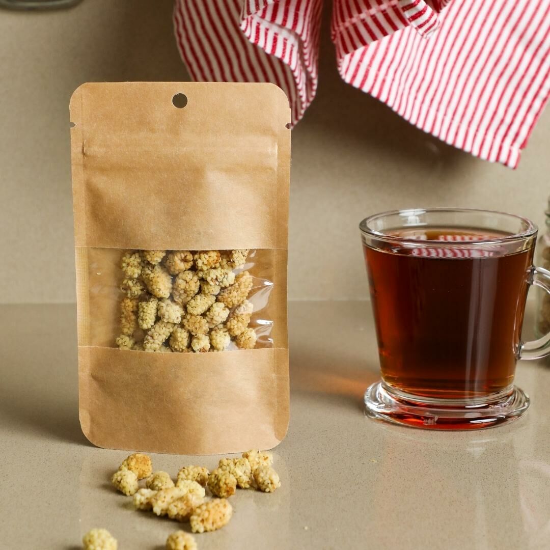 Sarkap Kraft Pencereli Kilitli Doypack