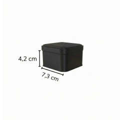 Sarkap 96'lı 73x42 mm Metal Kare Kutu Mat Siyah