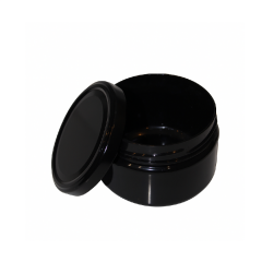 Sarkap 350 ml Silindir Pet Kavanoz SiyahKapak