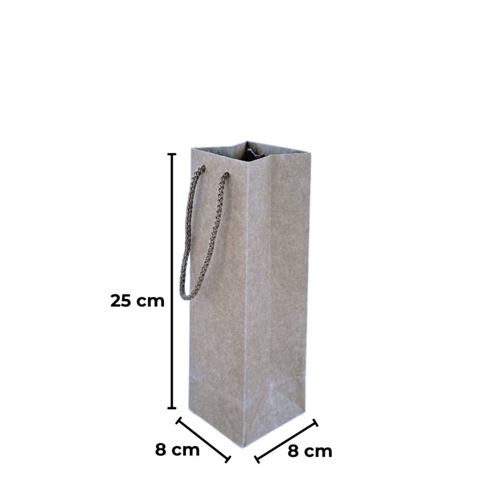 Sarkap 10'lu Örgü İp Saplı Kraft Çanta 8x25x8 cm