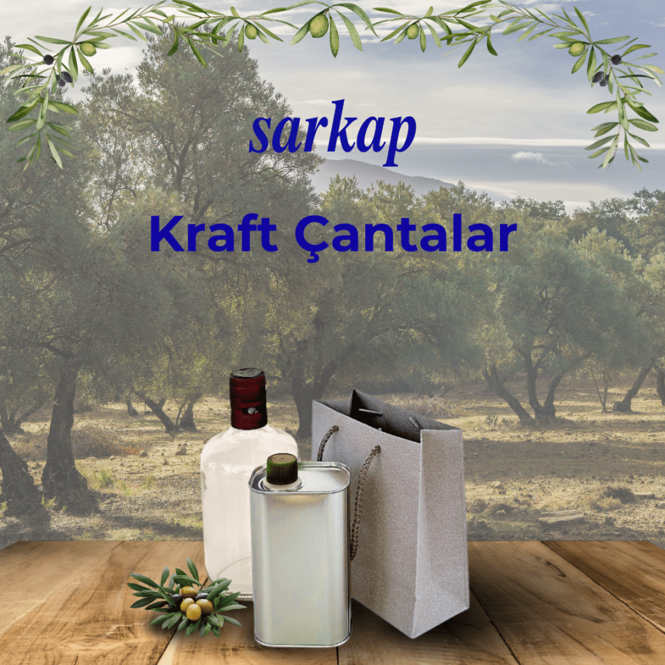 Sarkap 12'li Örgü İp Saplı Kraft Çanta 15x17x7 cm
