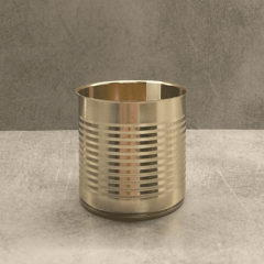 Sarkap 84x85 Als Laklı Kapaklı Konserve Kutusu Boğumlu  Kapak - Kordonlu  Gold