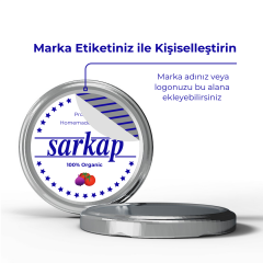 Sarkap 82 mm Kavanoz Kapağı Silver