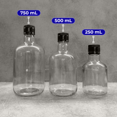 Sarkap 500 ml Biolio Kapaklı Cam Zeytinyağı Şişesi Yağdanlık Akıtmasız Kapak