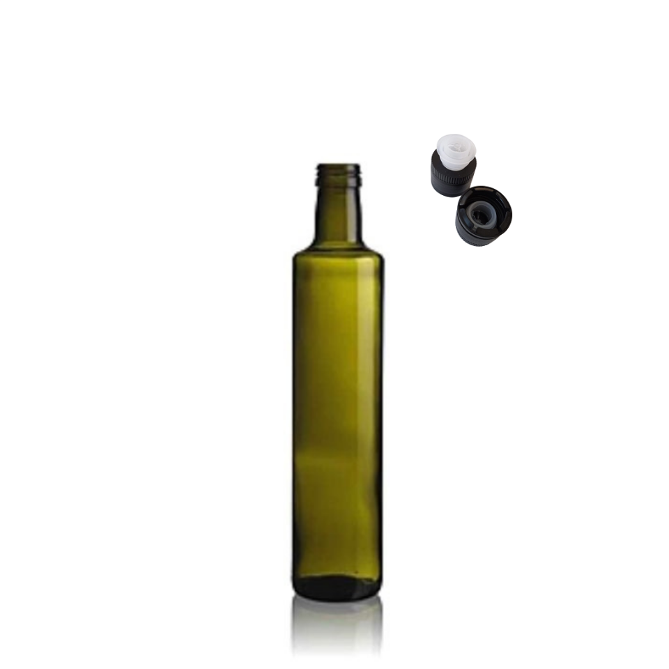 Sarkap 750 ml Dorika 792'li Cam Zeytinyağı Şişesi Yağdanlık Akıtmalı Kapak