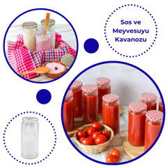 Sarkap 500 ml Kapaksız Cam Kavanoz