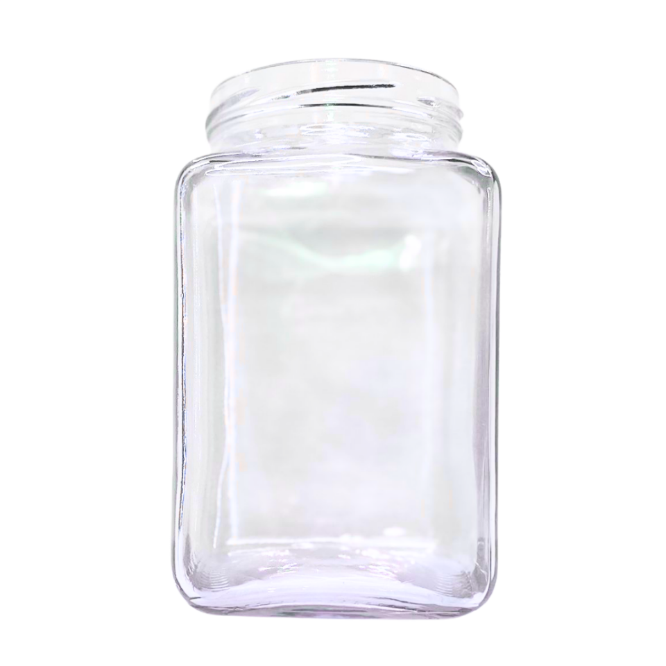 Sarkap 1000 ml 1560'lı Kapaksız Köşeli Cam Kavanoz