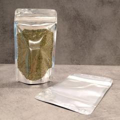 Sarkap Metalize Pencereli Kilitli Doypack 11,5x18,5cm