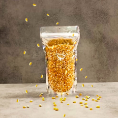 Sarkap Metalize Pencereli Kilitli Doypack 13x22,5cm