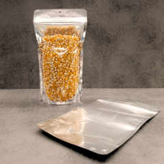 Sarkap Metalize Pencereli Kilitli Doypack 13x22,5cm